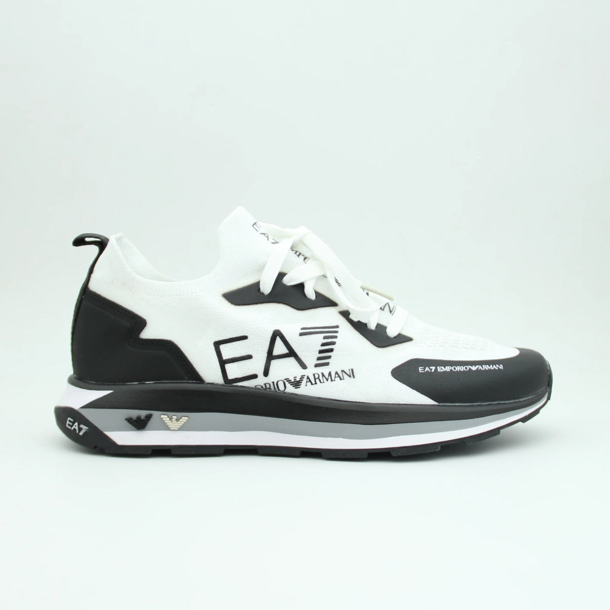 EA7 White Black