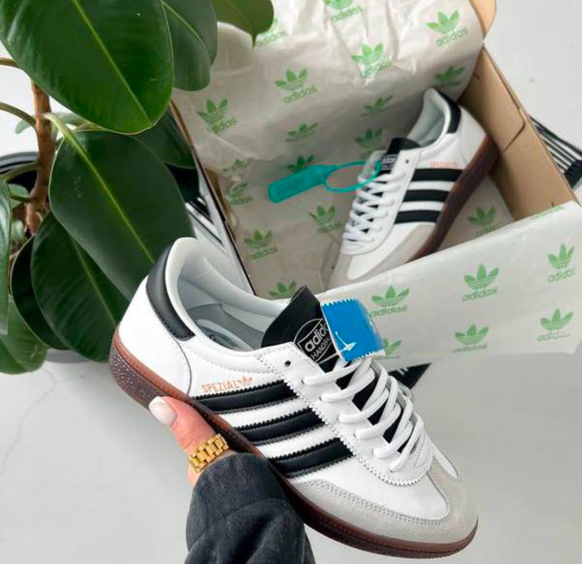 Adidas Spezial Cloud White Black
