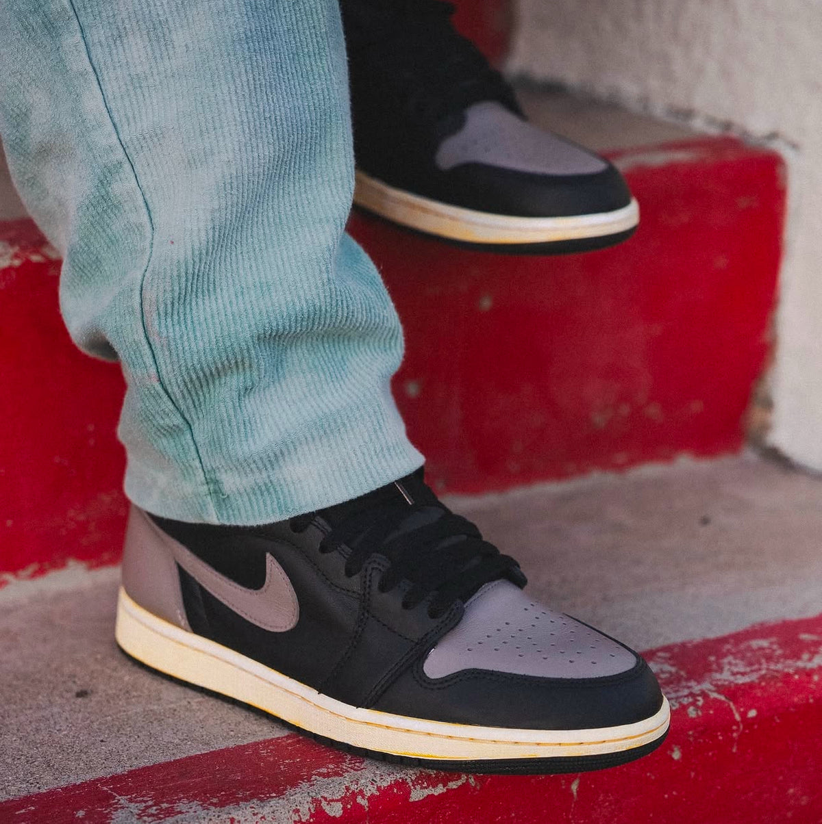 Nike Air Jordan 1 Half Grey Black