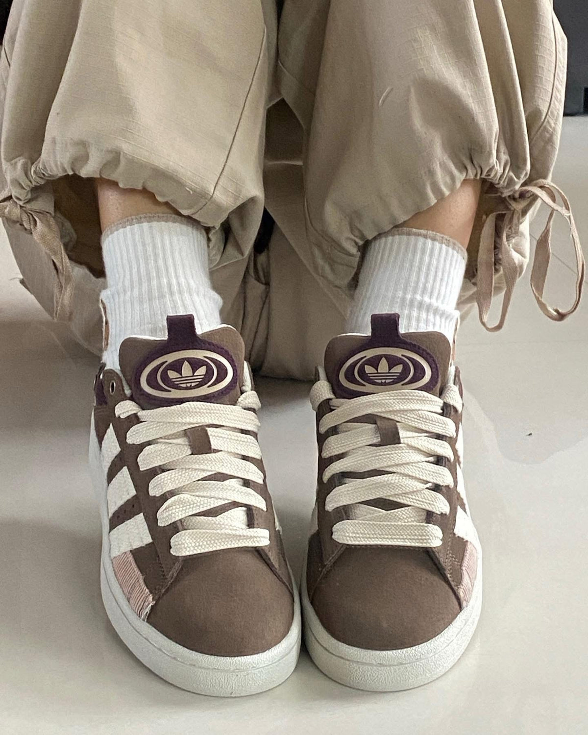 Adidas Campus Brown White