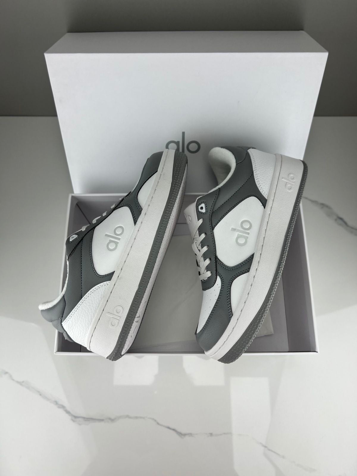 Alo Yoga Shoes White Grey