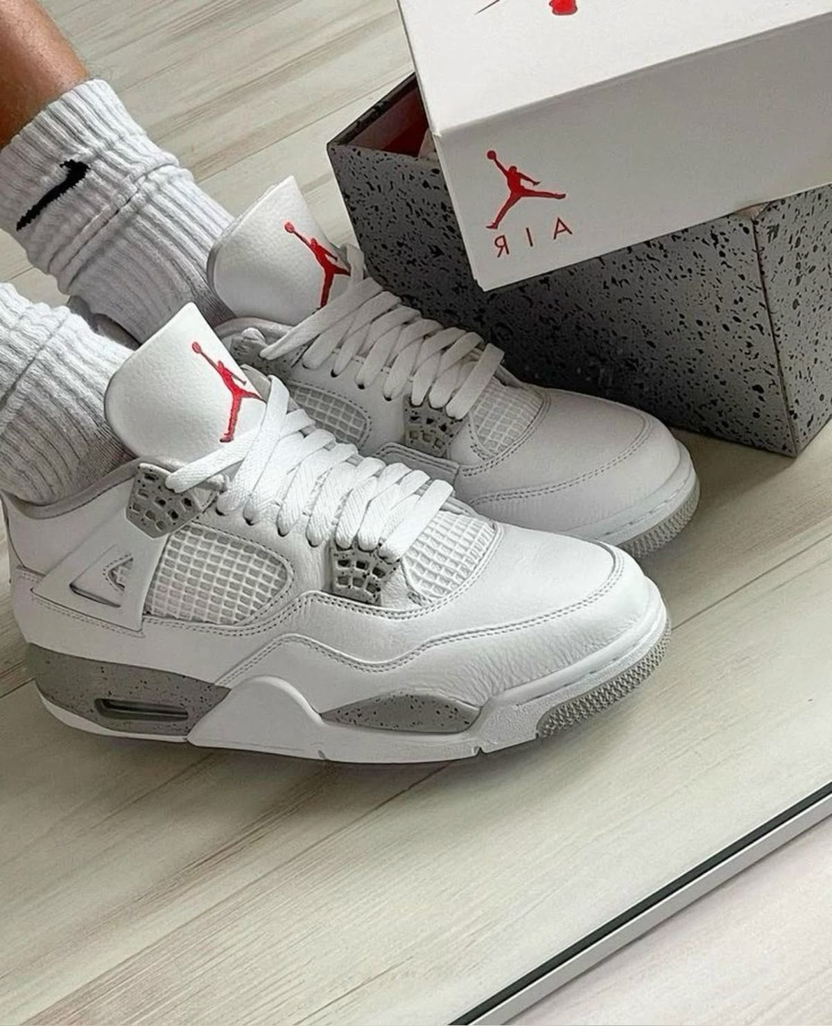 Nike Air Jordan 4 Oreo White